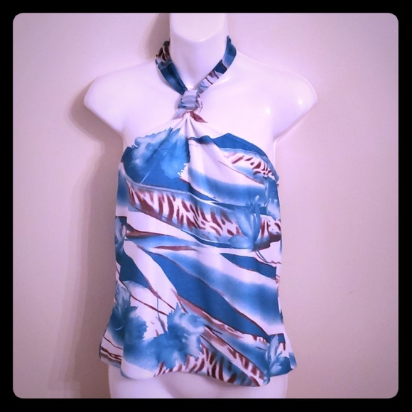 St. John Tops - St John by Marie Gray Halter Top SzM